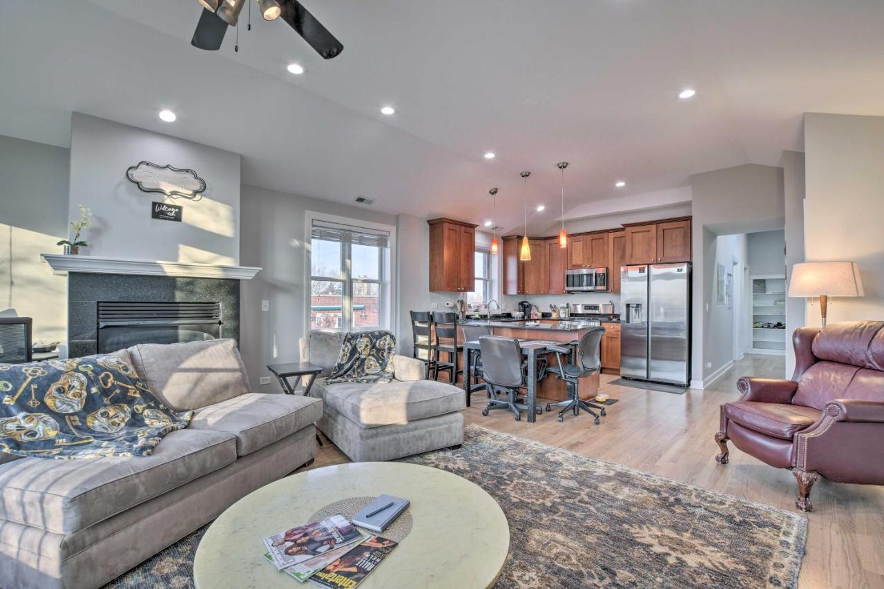 Chicago Condo With Balcony Walk To Cta Stations! Екстериор снимка