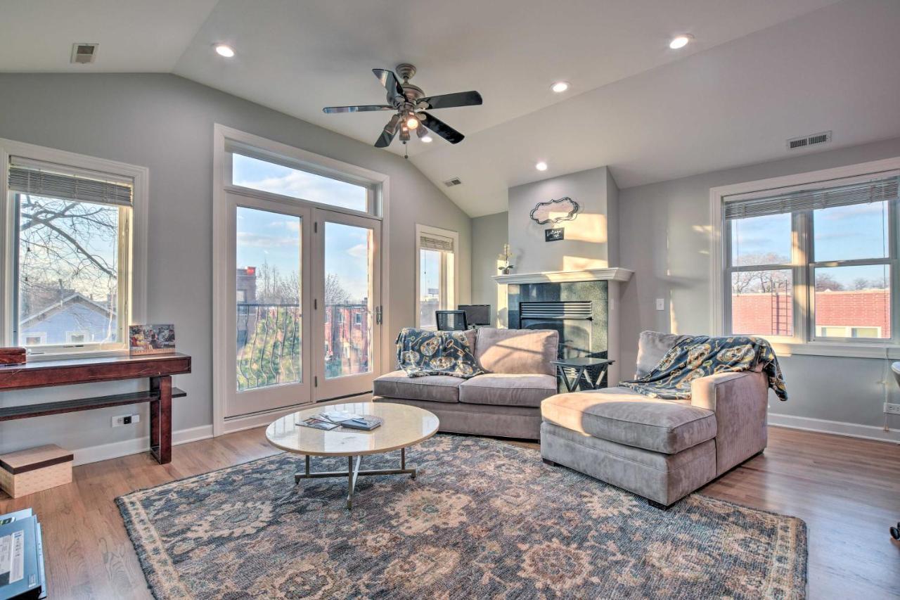 Chicago Condo With Balcony Walk To Cta Stations! Екстериор снимка